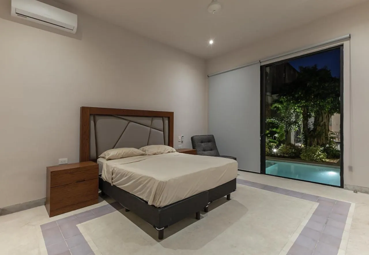 2 Bedrooms W/Tv Room And Studio W/Pool And Garage Mérida 0*,  Mexikó