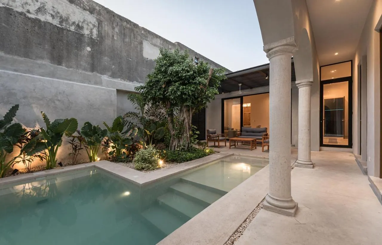 2 Bedrooms W/Tv Room And Studio W/Pool And Garage Mérida Mexikó